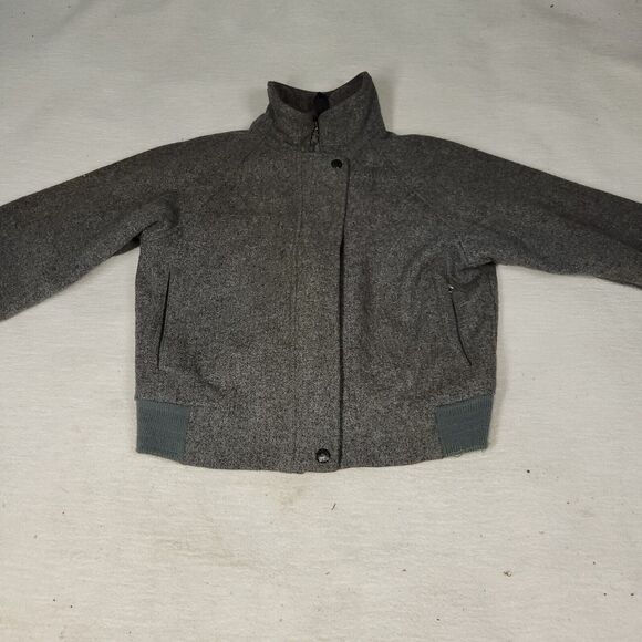 Vintage The North Face Jacket Size Small Womens Wool Zip Up Coat USA Retro Cold - Picture 3 of 16